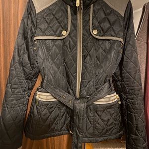 Vince Camuto Black Jacket with Grey Trimming